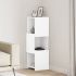 Dulap de colț Alb 30,5x30x95cm Lemn compozit GartenMobel Dekor