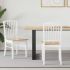 Scaune de dining 2 pcs Alb 50 x 52,5 x 91 cm GartenMobel Dekor