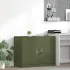 Dulap de depozitare Verde măsliniu 90 x 40 x 70 cm GartenMobel Dekor