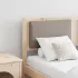 Tăblie cap Altele Alb 160 cm Lemn masiv de pin GartenMobel Dekor