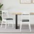 Scaune de dining 2 pcs Alb 43 x 54 x 89 cm GartenMobel Dekor