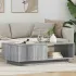 Masă de cafea cu sertar Alb 95 x 55 x 31 cm Lemn compozit GartenMobel Dekor