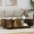 Masă de cafea cu sertar Alb 95 x 55 x 31 cm Lemn compozit GartenMobel Dekor