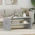 Masă de cafea Gri din beton 80 x 50 x 40 cm Lemn compozit GartenMobel Dekor