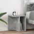Masă laterală 2 pcs Gri Sonoma 37 x 32 x 40 cm Lemn compozit GartenMobel Dekor