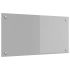 Plăci backsplash bucătărie  gri închis 80x40x0,6 cm, din sticlă securizată GartenMobel Dekor