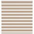 Jaluzea tip zebra gri deschis lățime țesătură 145,9cm poliester GartenMobel Dekor