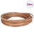 Cord din Piele Maro Ø1 mm x 50 m Piele GartenMobel Dekor