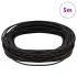 Cord din Piele Negru Ø2 mm x 5 m Piele GartenMobel Dekor