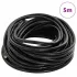 Cord din Piele Negru Ø2,5 mm x 5 m Piele GartenMobel Dekor