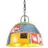 Lustră industrială vintage, 25 W, multicolor, rotund, 31 cm E27 GartenMobel Dekor
