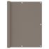 Paravan de balcon, gri taupe, 90x1000 cm, 100% poliester oxford GartenMobel Dekor