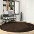 Covoare de zonă Rotund HUARTE Maro Ø 200 CM GartenMobel Dekor