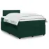 Pat box spring cu saltea, gri deschis, 120x190 cm, catifea GartenMobel Dekor