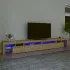 Comodă TV cu lumini LED, stejar sonoma, 290x36,5x40 cm GartenMobel Dekor