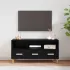Comodă TV, negru, 102x36x50 cm, lemn compozit GartenMobel Dekor