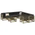 Set canapea de grădină, 9 piese, lemn de pin tratat GartenMobel Dekor
