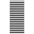 Jaluzea tip zebra neagră lățime țesătură 95,9 cm poliester GartenMobel Dekor