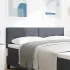 Tăblie cap cu headboard Negru 144 cm Piele artificială GartenMobel Dekor