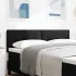 Tăblie cap cu headboard Manual Negru 160 cm țesătură GartenMobel Dekor
