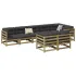 Set canapele grădină cu perne, 8 piese, maro, lemn masiv de pin GartenMobel Dekor