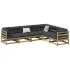 Set mobilier de grădină cu perne, 6 piese, lemn masiv de pin GartenMobel Dekor