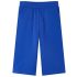 Pantaloni pentru copii cu picioare largi, albastru cobalt, 128 GartenMobel Dekor
