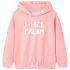 Hanorac cu glugă pentru copii, roz aprins, 128 GartenMobel Dekor