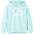 Hanorac cu glugă pentru copii, turcoaz deschis, 140 GartenMobel Dekor
