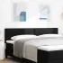 Tăblie cap cu headboard Manual Negru 160 cm țesătură GartenMobel Dekor