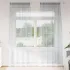 Cortină din Voile 2 pcs Nisipiu 260 x 140 cm Poliester GartenMobel Dekor