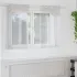 Cortină din Voile cu perdele 2 pcs Crem 140 x 140 cm Poliester GartenMobel Dekor