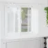 Cortină din Voile cu perdele 2 pcs Crem 175 x 140 cm Poliester GartenMobel Dekor