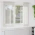 Cortină din Voile cu perdele 2 pcs Crem 175 x 140 cm Poliester GartenMobel Dekor