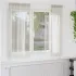 Cortină din Voile 2 pcs Gri închis 175 x 140 cm Poliester GartenMobel Dekor