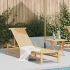 Sezlong 55x199x30 cm bambus GartenMobel Dekor