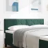 Tăblie cap cu headboard Verde închis 180 cm Catifea GartenMobel Dekor
