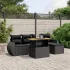 Set mobilier grădină cu perne, 6 piese, gri, poliratan GartenMobel Dekor