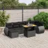 Set canapele de grădină cu perne, 8 piese, gri, poliratan GartenMobel Dekor