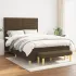 Pat box spring cu saltea, negru, 140x190 cm, textil GartenMobel Dekor