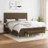 Pat box spring cu saltea, negru, 180x200 cm, catifea GartenMobel Dekor