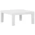 Masă de grădină, alb, plastic GartenMobel Dekor