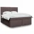 Pat continental, gri deschis, 180x200 cm, material textil GartenMobel Dekor