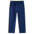 Pantaloni pentru copii cu șnur, bleumarin, 140 GartenMobel Dekor