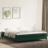 Pat box spring cu saltea, verde închis, 100x200 cm, catifea GartenMobel Dekor