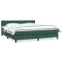 Pat box spring cu saltea, gri închis, 180x220 cm, catifea GartenMobel Dekor