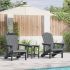 Set Lounge Grădină  3 Piese Bleumarin HDPE GartenMobel Dekor