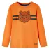 Tricou de copii cu mâneci lungi, portocaliu închis, 92 GartenMobel Dekor
