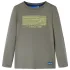 Tricou pentru copii cu mâneci lungi, kaki, 116 GartenMobel Dekor