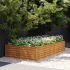 Pat de grădină înălțat 100x50x36 cm, oțel corten GartenMobel Dekor